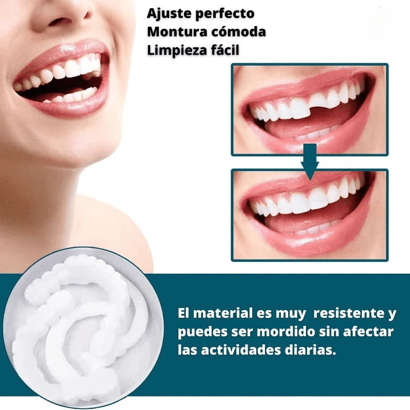 CARILLAS DENTALES SNAP ON DENTURE - CAMBIA TU VIDA Y TU SONRISA AL INSTANTE