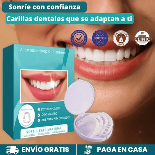 CARILLAS DENTALES SNAP ON DENTURE - CAMBIA TU VIDA Y TU SONRISA AL INSTANTE
